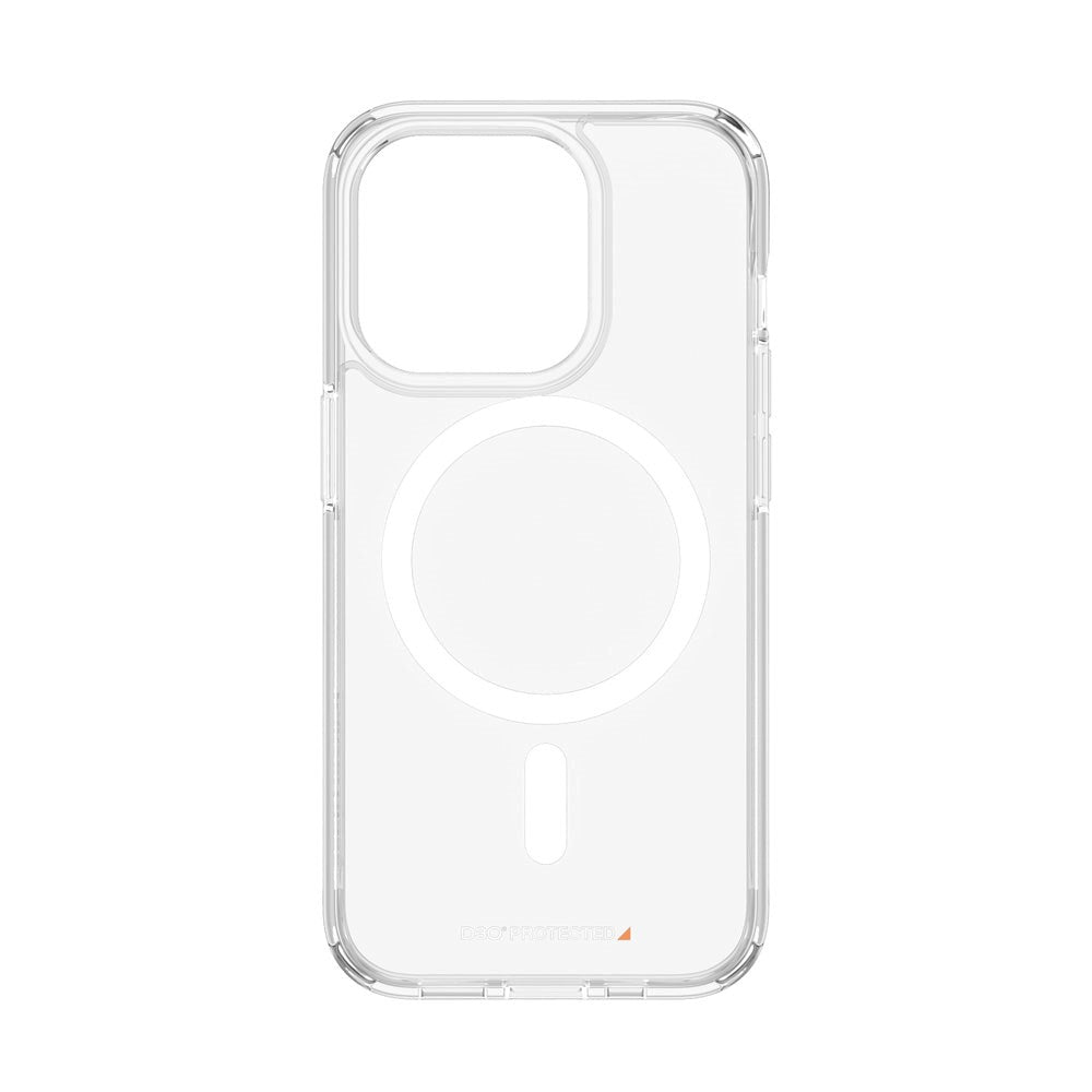 iPhone 15 Pro Bagside Cover PanzerGlass D3O® Bio HardCase - MagSafe Kompatibel - Gennemsigtig