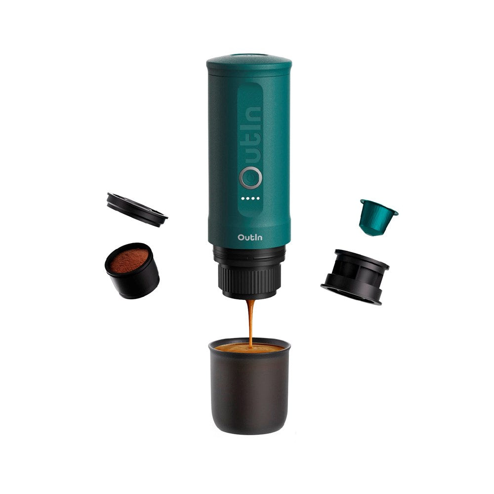 OutIn - Bærbar Espressomaskine - Teal