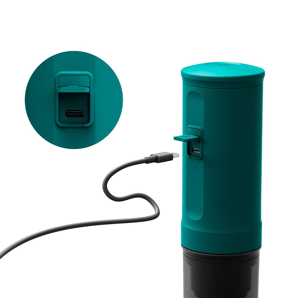 OutIn - Bærbar Espressomaskine - Teal