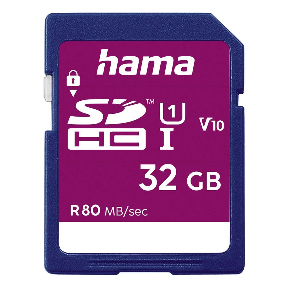 HAMA Hukommelseskort - SDHC - 80MB/s - 32GB