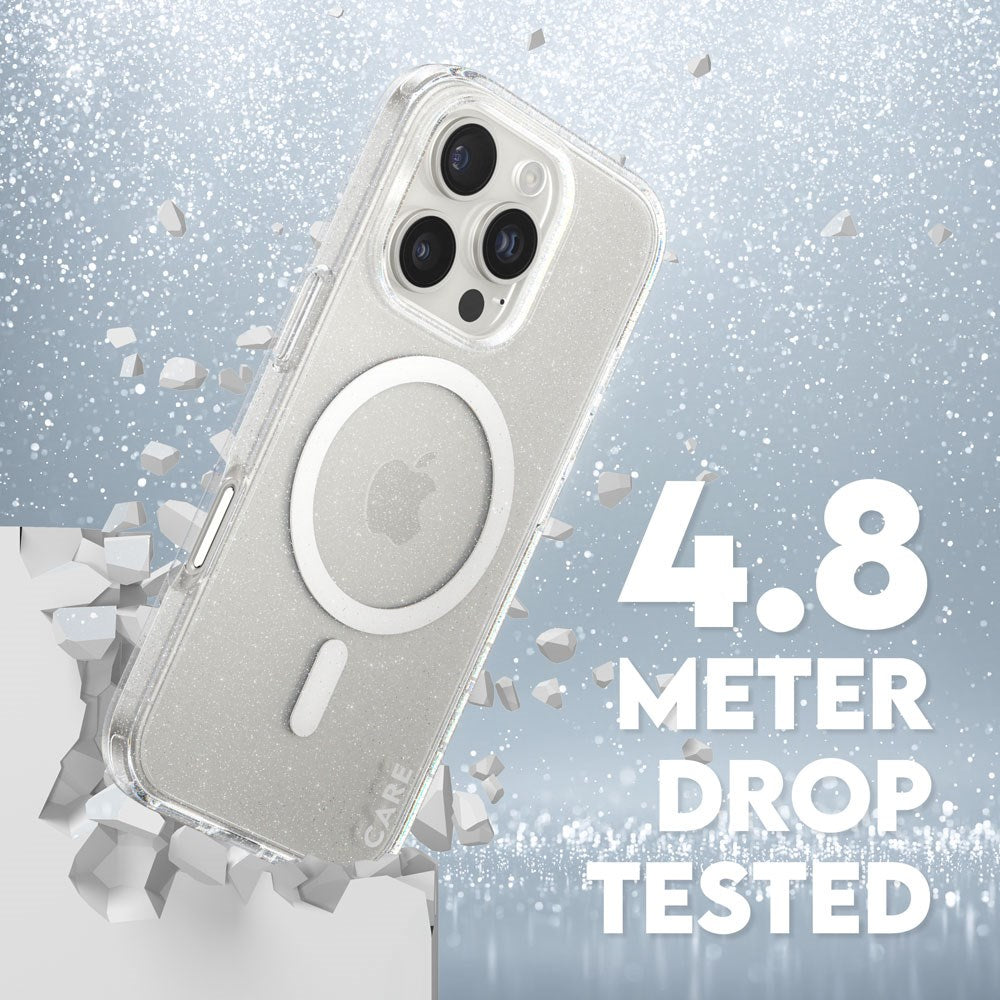 CARE by PanzerGlass iPhone 16 Pro FLAGSHIP Urban Combat Cover - MagSafe Kompatibel - Star Lit / White