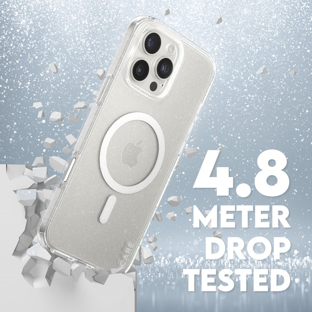 CARE by PanzerGlass iPhone 16 Pro Max FLAGSHIP Urban Combat Cover - MagSafe Kompatibel - Star Lit / White