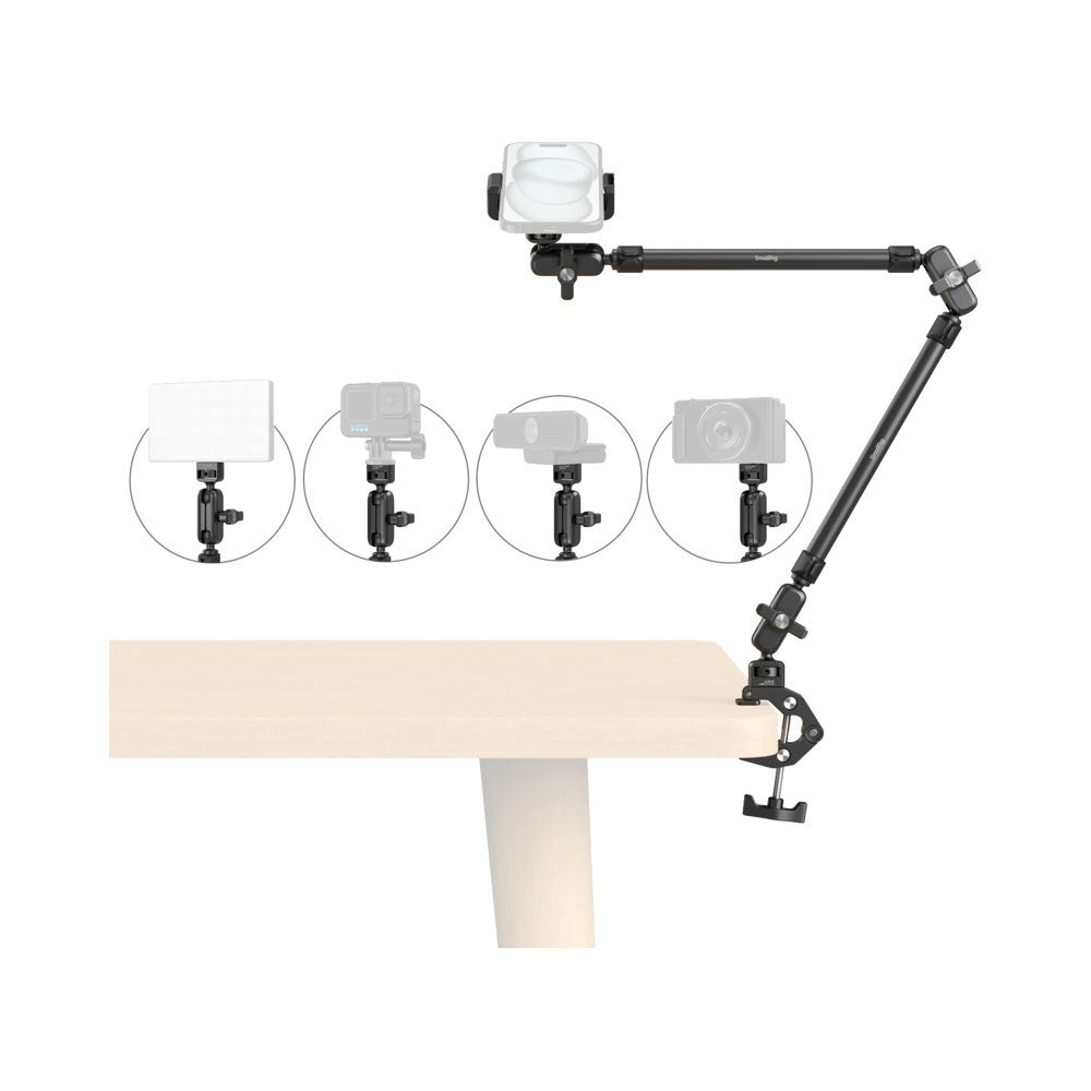 SmallRig 5625 Crab-Shaped Mobilholder - Bord - Sort