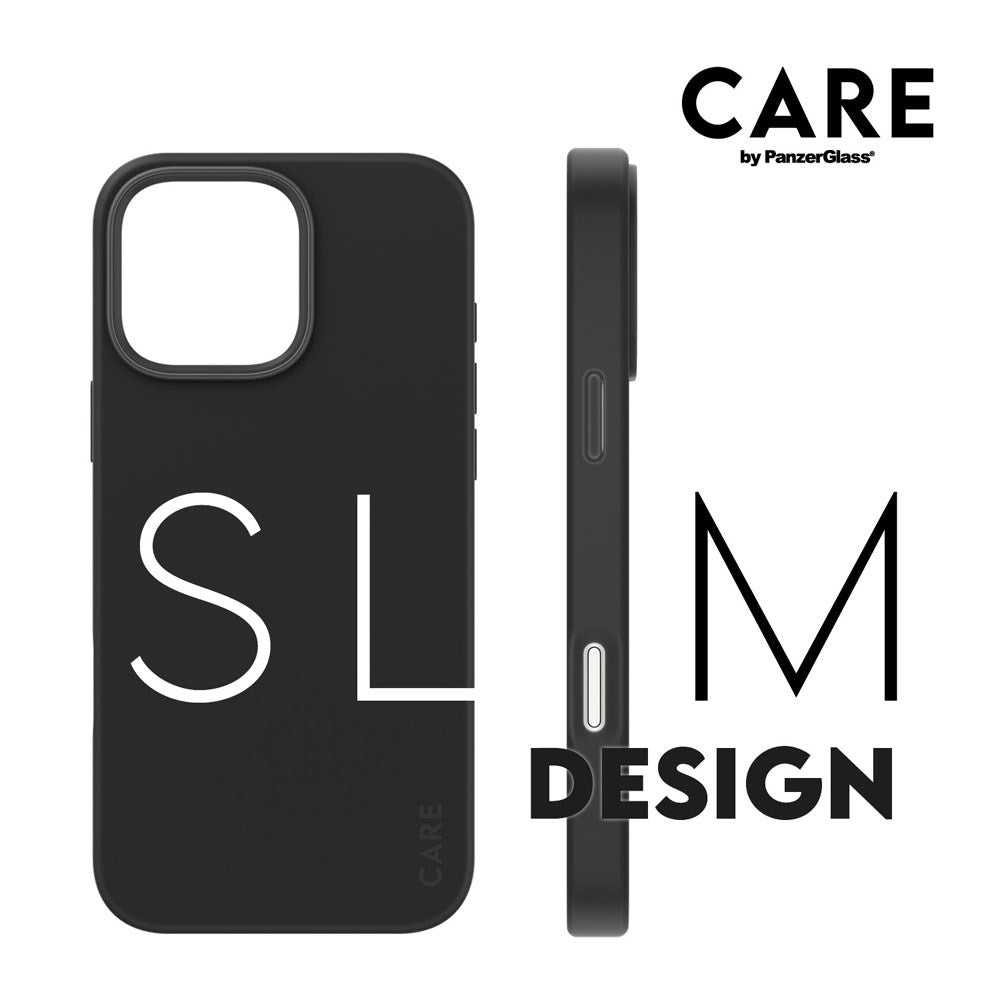 CARE by PanzerGlass iPhone 16 Pro Max FASHION Fearlessly Fashionable Cover - MagSafe Kompatibel - Black