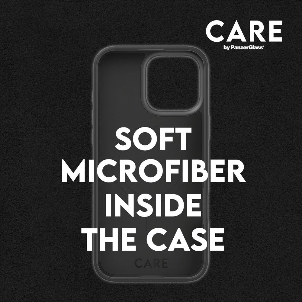 CARE by PanzerGlass iPhone 16 Pro Max FASHION Fearlessly Fashionable Cover - MagSafe Kompatibel - Black