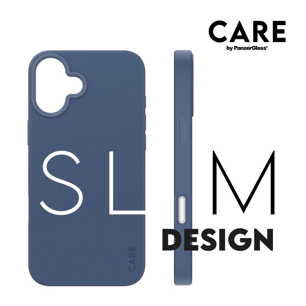 CARE by PanzerGlass iPhone 16 Plus FASHION Fearlessly Fashionable Cover - MagSafe Kompatibel - Coronet Blue