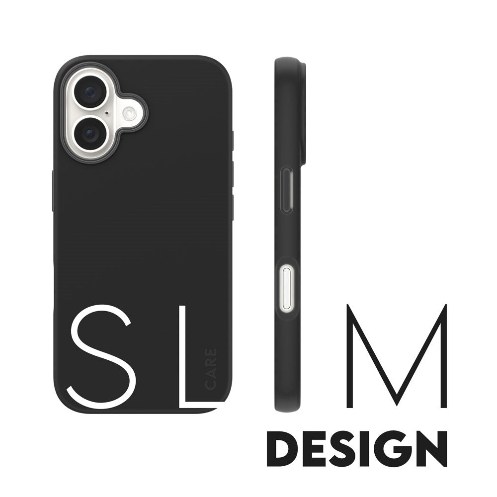 CARE by PanzerGlass iPhone 16 FASHION Fearlessly Fashionable Cover - Black
