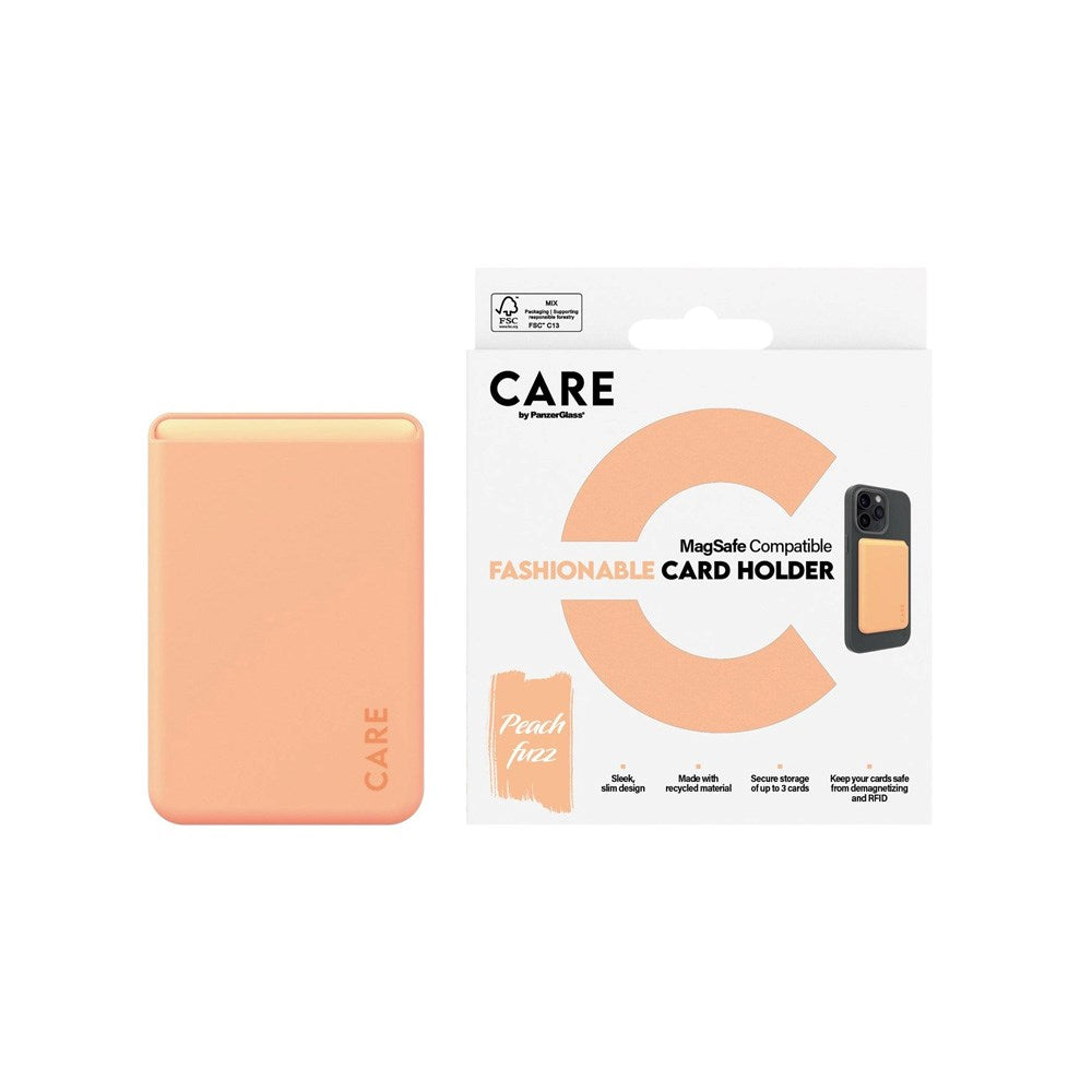 CARE by PanzerGlass Kortholder - Mobil - MagSafe Kompatibel - Orange