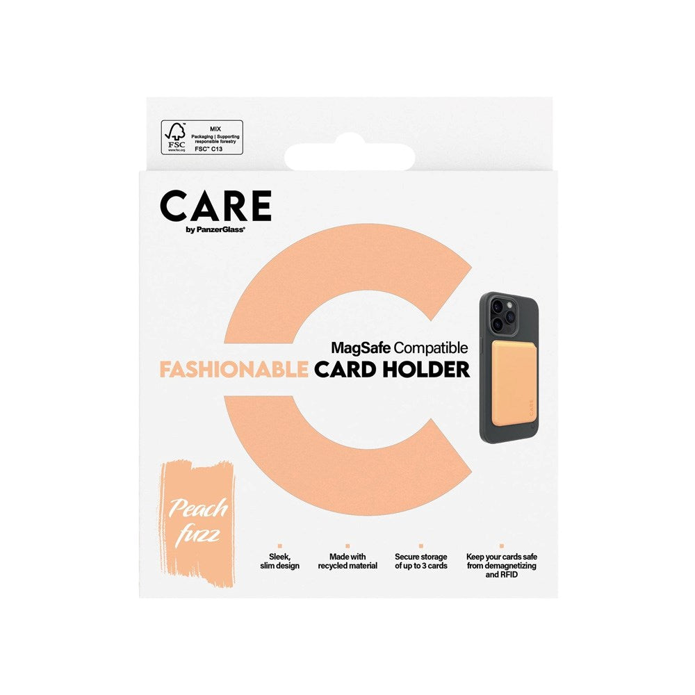 CARE by PanzerGlass Kortholder - Mobil - MagSafe Kompatibel - Orange