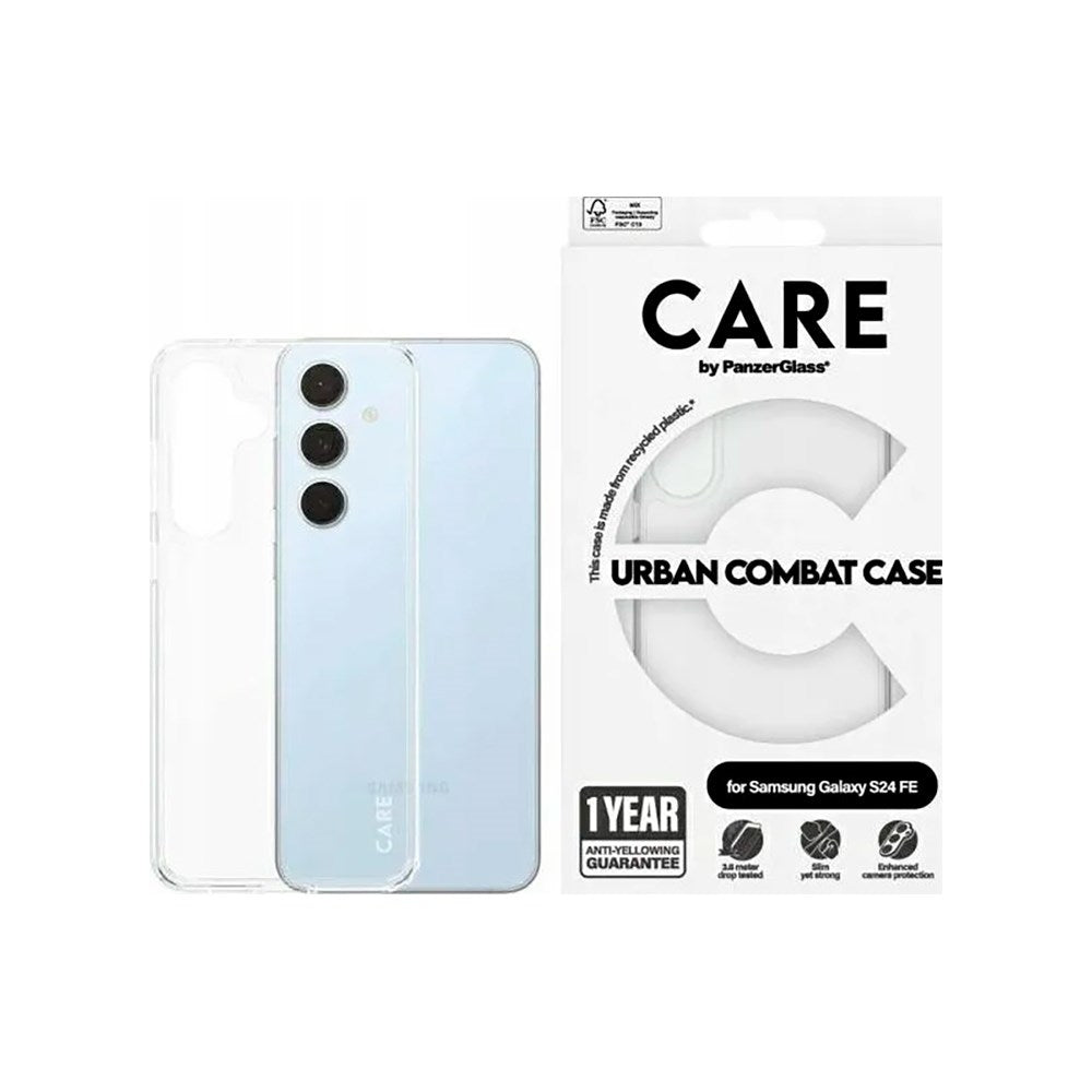 Samsung Galaxy S24 FE - CARE by PanzerGlass FLAGSHIP Urban Combat Cover - Gennemsigtig