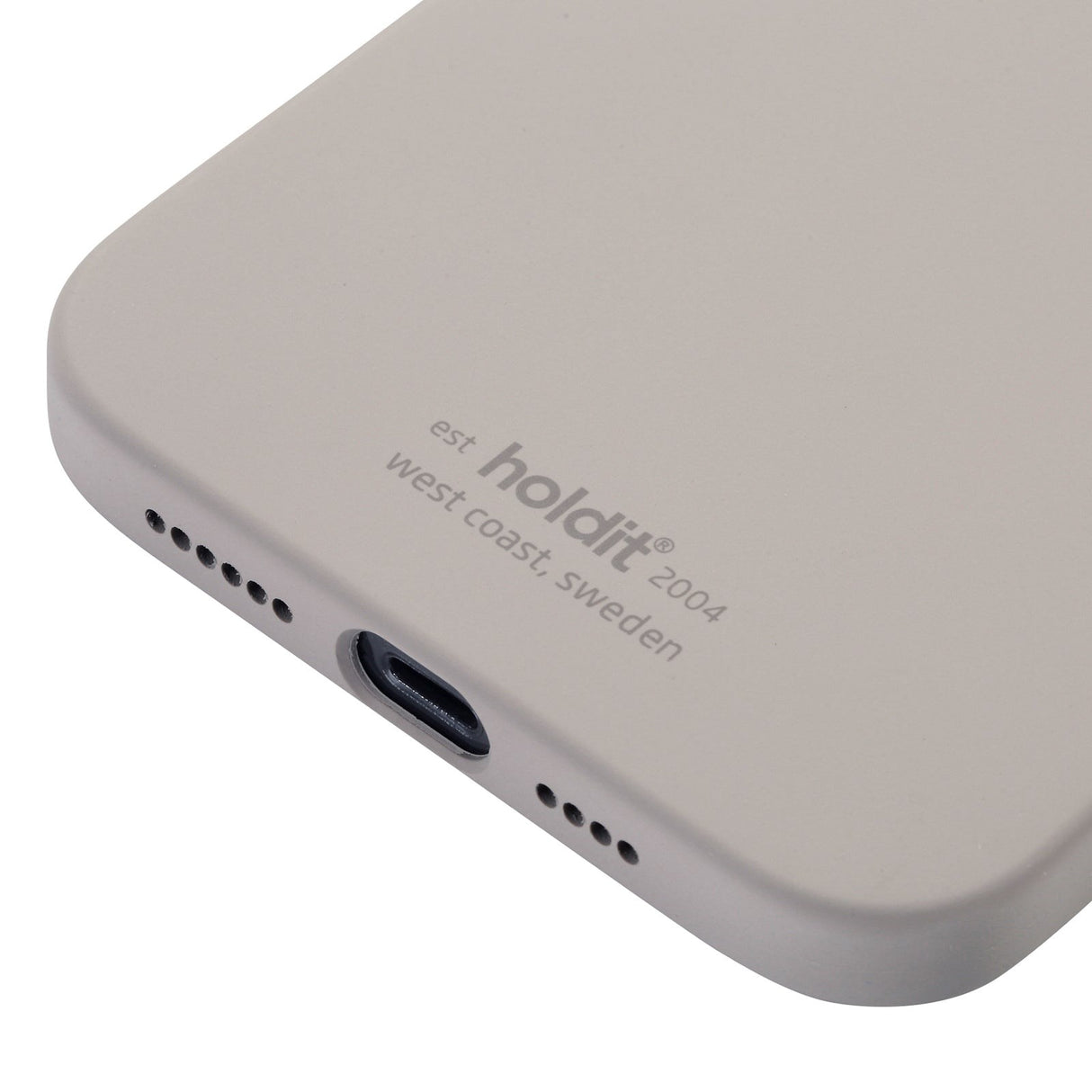 Holdit iPhone 12 Pro Max Soft Touch Silikone Cover Taupe