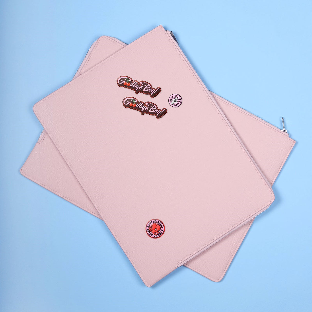 Holdit Laptop Case 16" -Læder -Lyserød