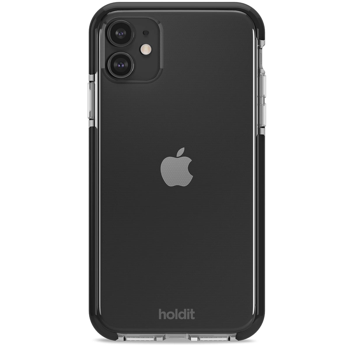Holdit iPhone 12 / 12 Pro Seethru Cover - Sort