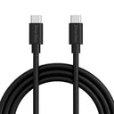 Smartline USB-C til USB-C Kabel (3A/60W) - 2 m. - Sort