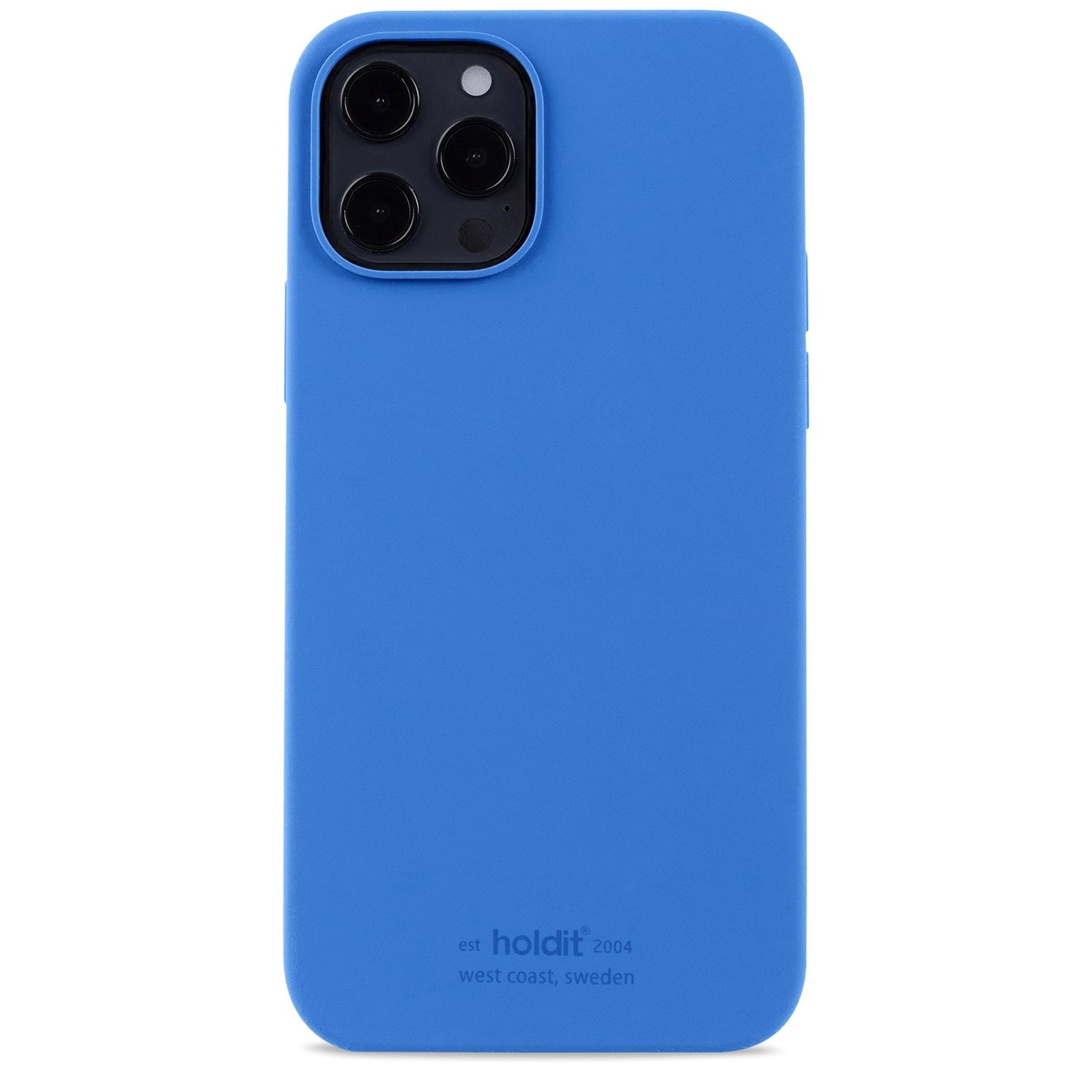 Holdit iPhone 12 / 12 Pro Soft Touch Silikone Cover - Sky Blue