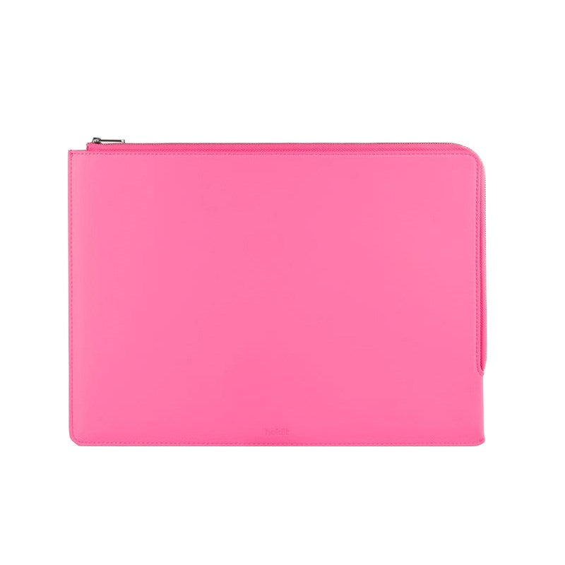 Holdit Vegansk Læder Laptop Case 16" (38.5 x 25cm) - Bright Pink