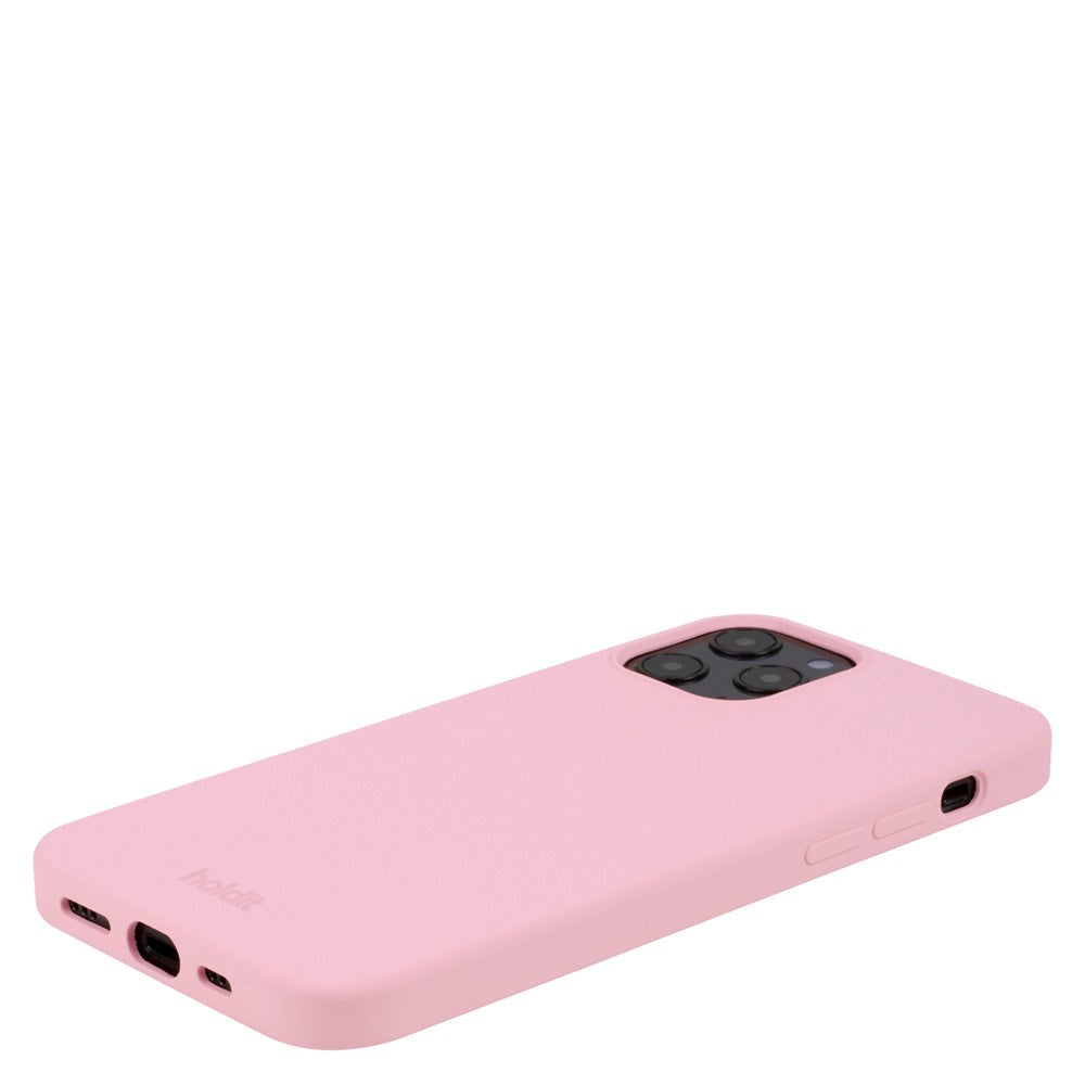Holdit iPhone 12 / 12 Pro Soft Touch Silikone Cover - Pink