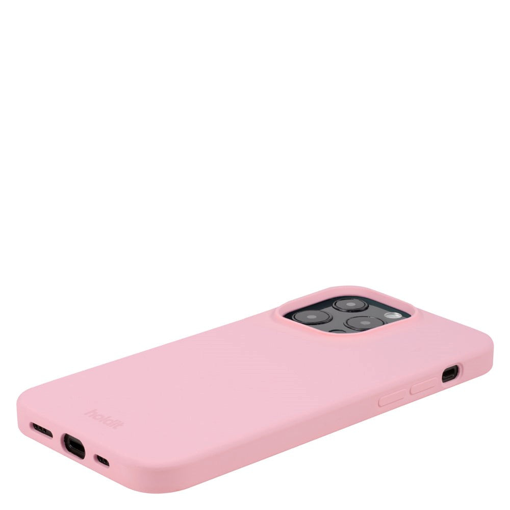 Holdit iPhone 13 Pro Soft Touch Silikone Cover - Pink