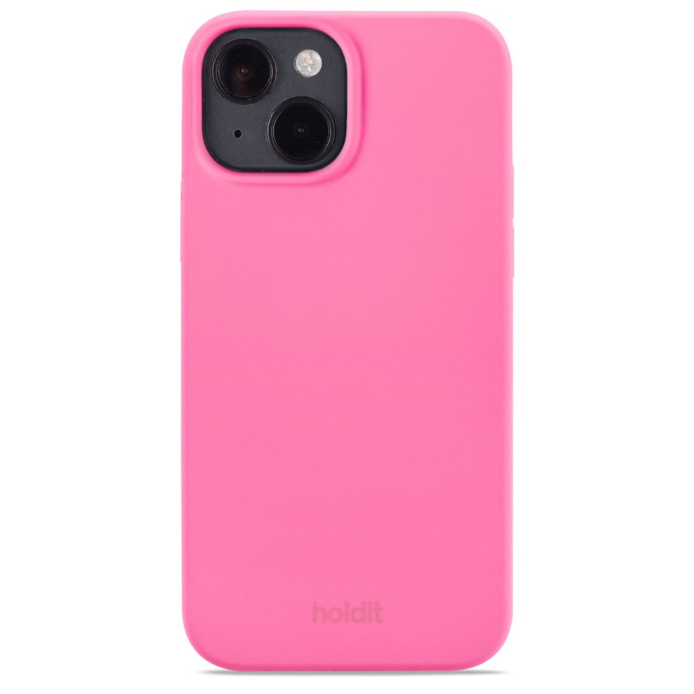 Holdit iPhone 14 Soft Touch Silikone Cover - Bright Pink