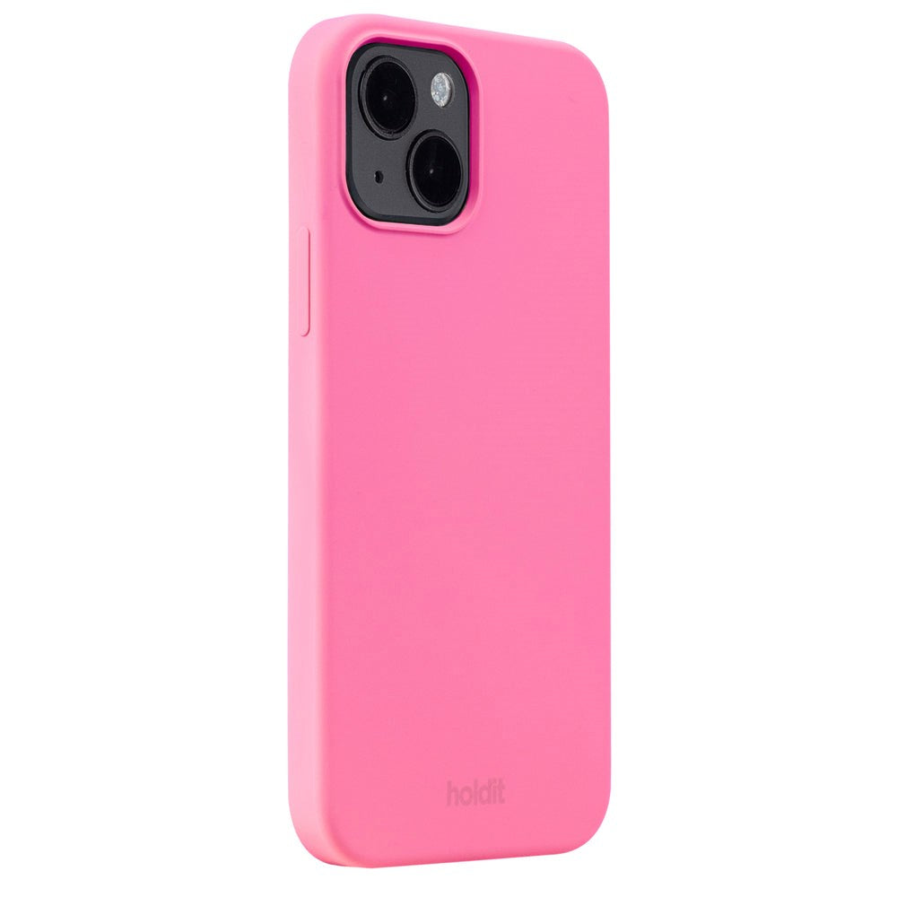 Holdit iPhone 14 Soft Touch Silikone Cover - Bright Pink