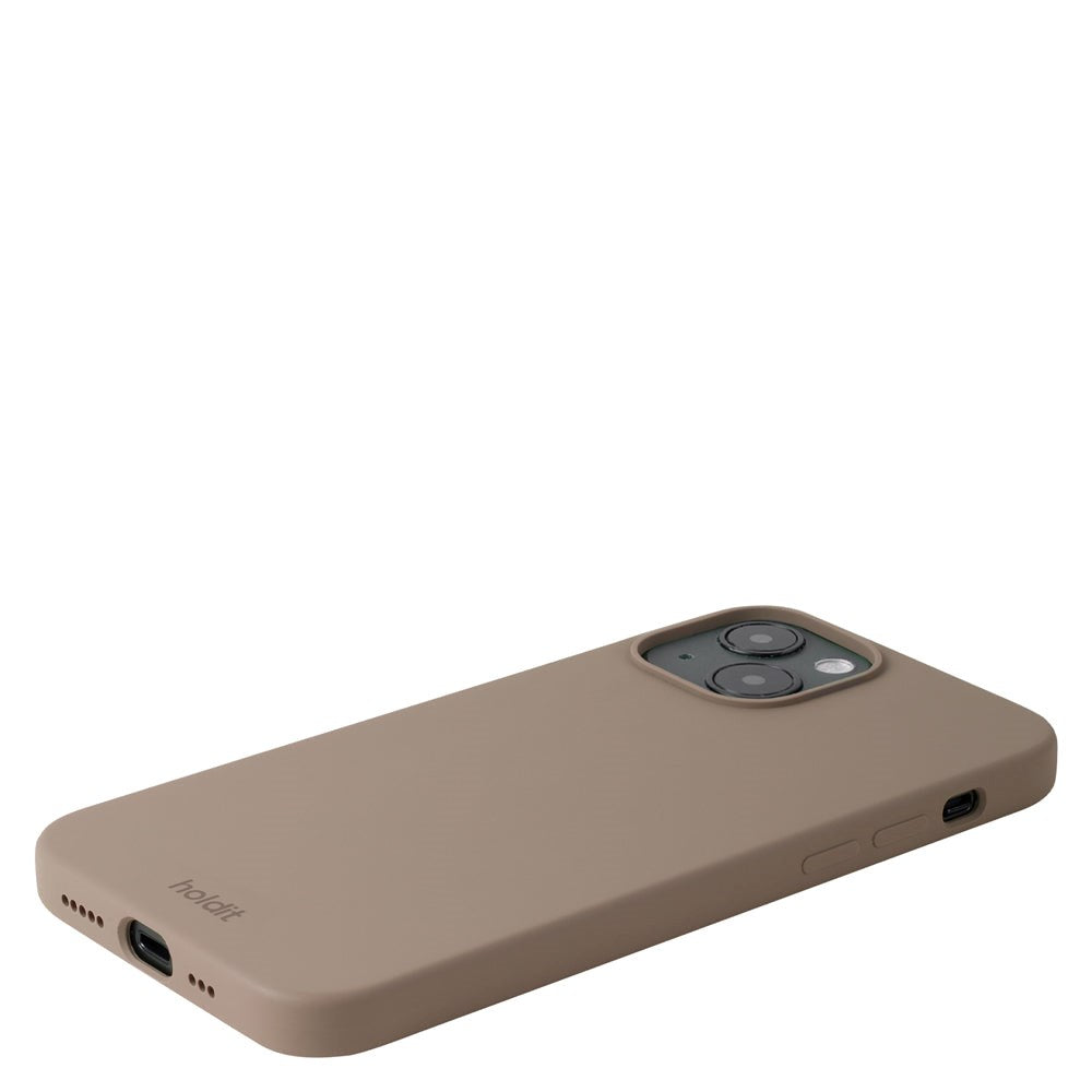 Holdit iPhone 14 / 13 Soft Touch Silikone Cover - Mocha Brown
