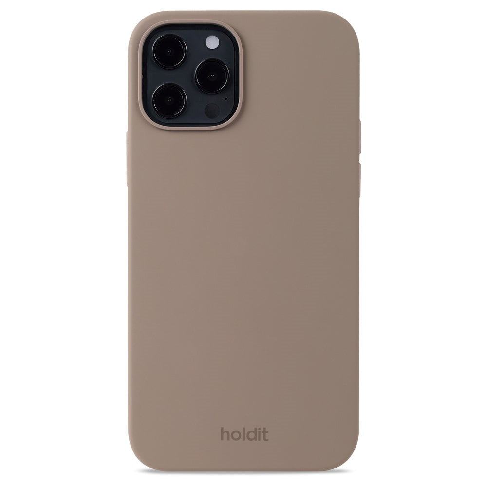 Holdit iPhone 12/12 Pro Soft Touch Silikone Cover - Mocha Brown
