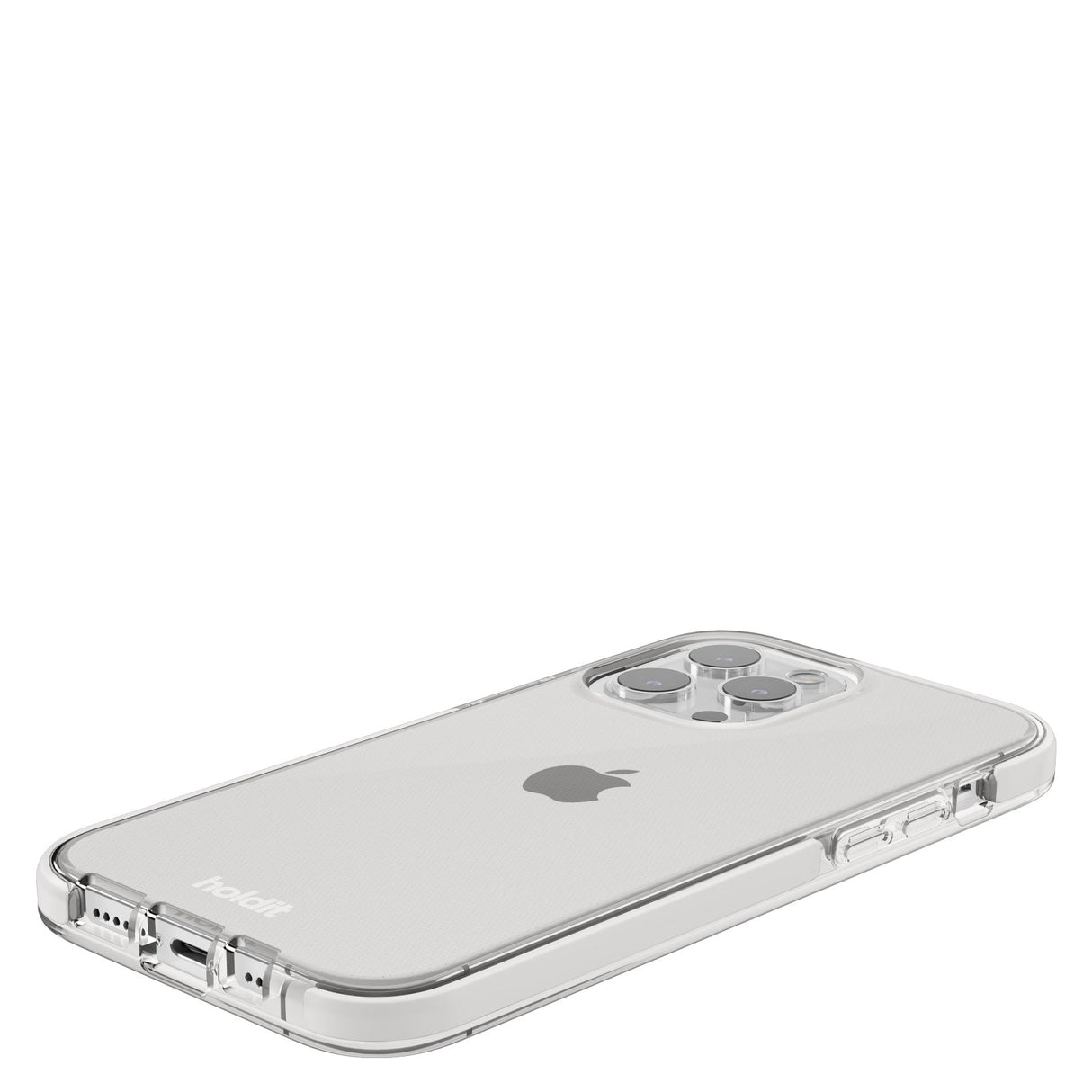 Holdit iPhone 15 Pro Seethru Cover - White