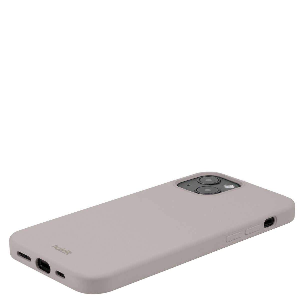 Holdit iPhone 15 Plus Soft Touch Silikone Cover - Taupe