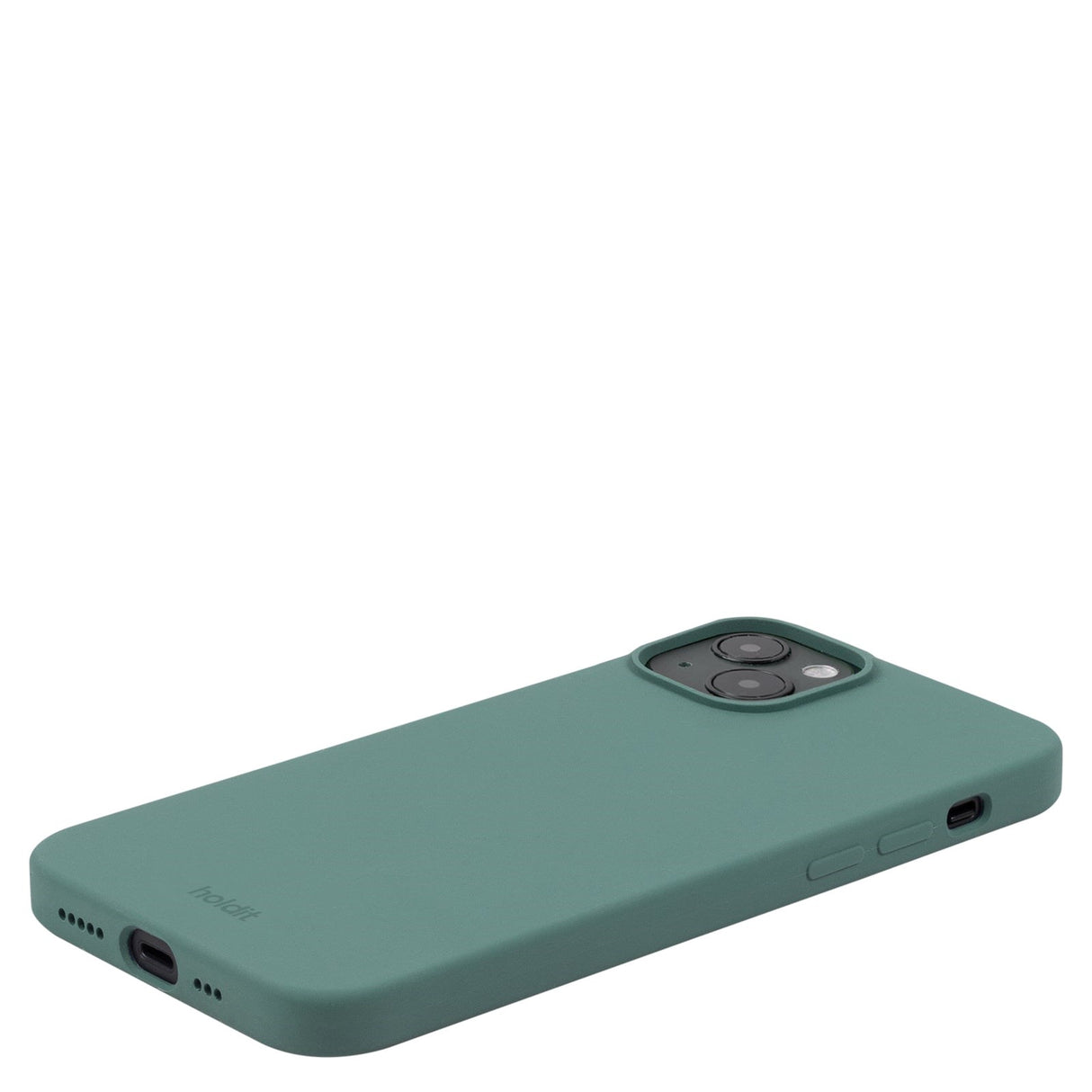 Holdit iPhone 15 Plus Soft Touch Silikone Cover - Moss Green