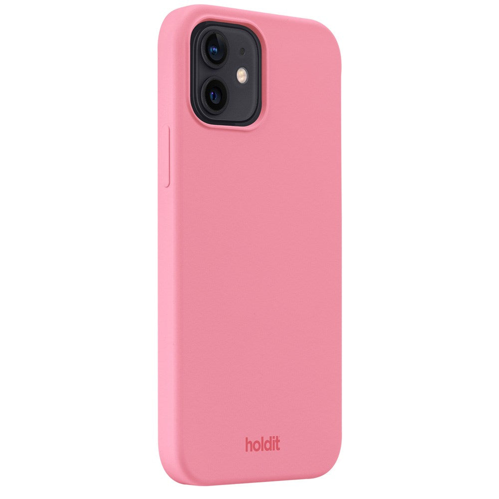 Holdit iPhone 12 / 12 Pro Soft Touch Silikone Cover - Rouge Pink