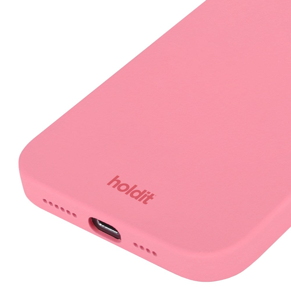 Holdit iPhone 12 / 12 Pro Soft Touch Silikone Cover - Rouge Pink