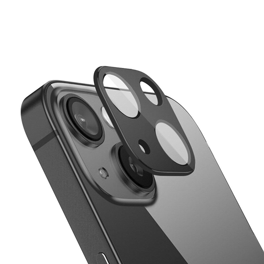 iPhone 15 / 15 Plus Holdit Kameralinse Beskyttelsesglas - Case-Friendly - Sort