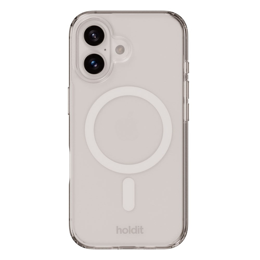 Holdit iPhone 16 Plus MagSafe Cover - Transparent / White