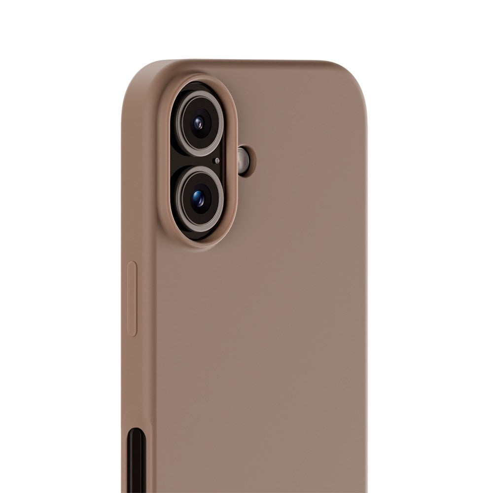 Holdit iPhone 16 Soft Touch Silikone Cover - Mocha Brown