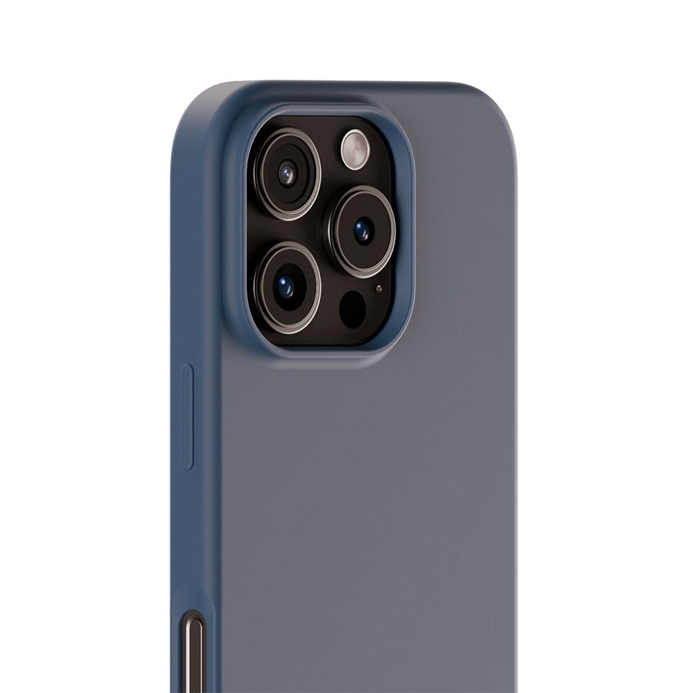 Holdit iPhone 16 Pro Soft Touch Silikone Cover - Pacific Blue