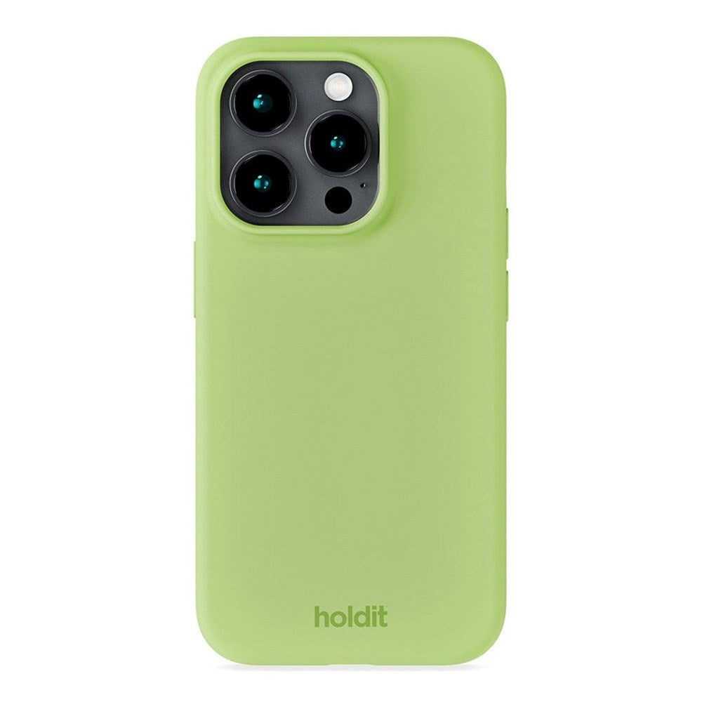 Holdit iPhone 15 Pro Soft Touch Silikone Cover - Matcha