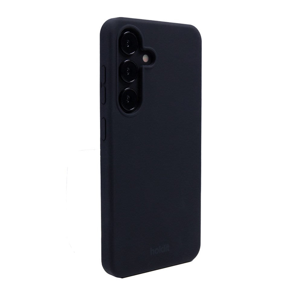 Holdit Samsung Galaxy S25+ (Plus) Soft Touch Cover i Silikone - Sort