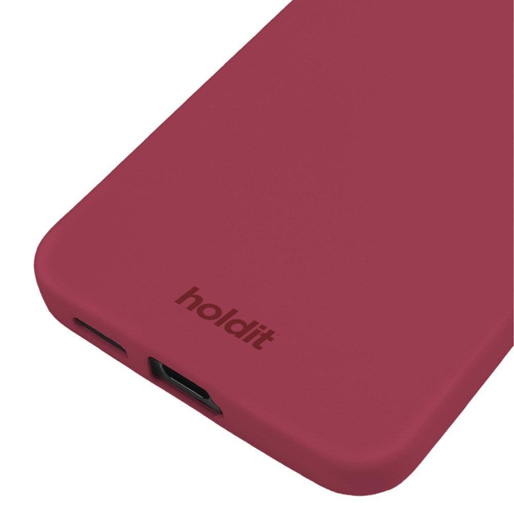 Holdit Samsung Galaxy S25 Soft Touch Silikone Cover - Red Velvet