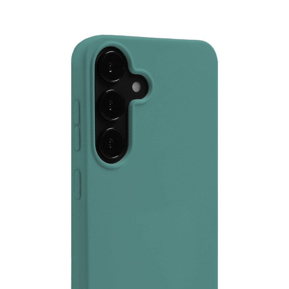 Holdit Samsung Galaxy S25 Soft Touch Silikone Cover - Moss Green