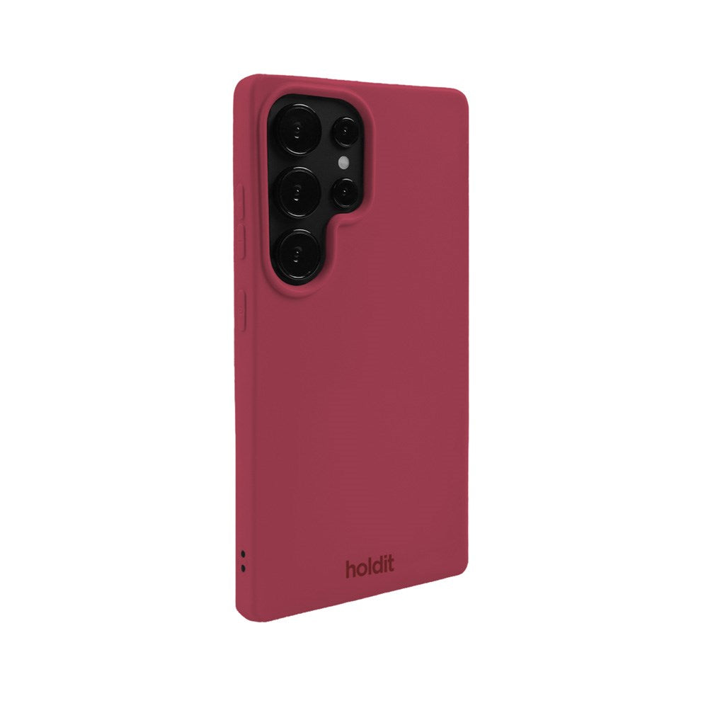 Holdit Samsung Galaxy S25 Ultra Soft Touch Silikone Cover - Red Velvet