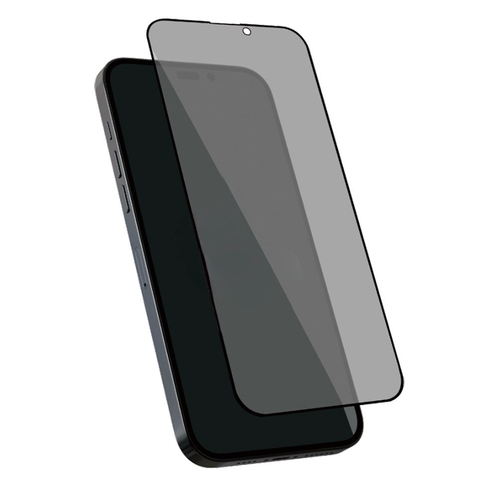 Holdit iPhone 17 / 17 Pro / 16 Pro Hærdet Skærmbeskyttelsesglas m. Privacy Funktion - Gennemsigtig