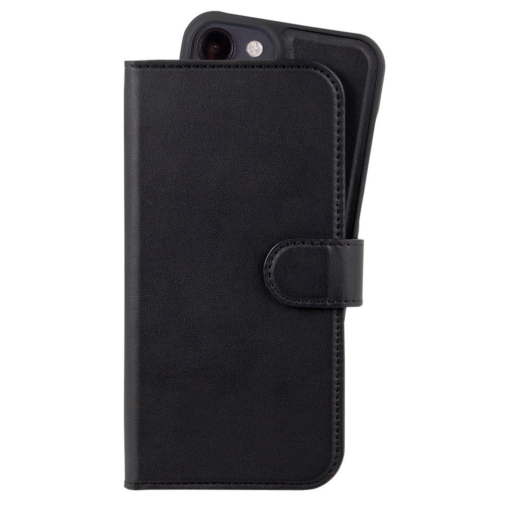 Holdit iPhone 14 / 13 Wallet Case MagSafe Plus - Flip Cover - MagSafe Kompatibel - Black