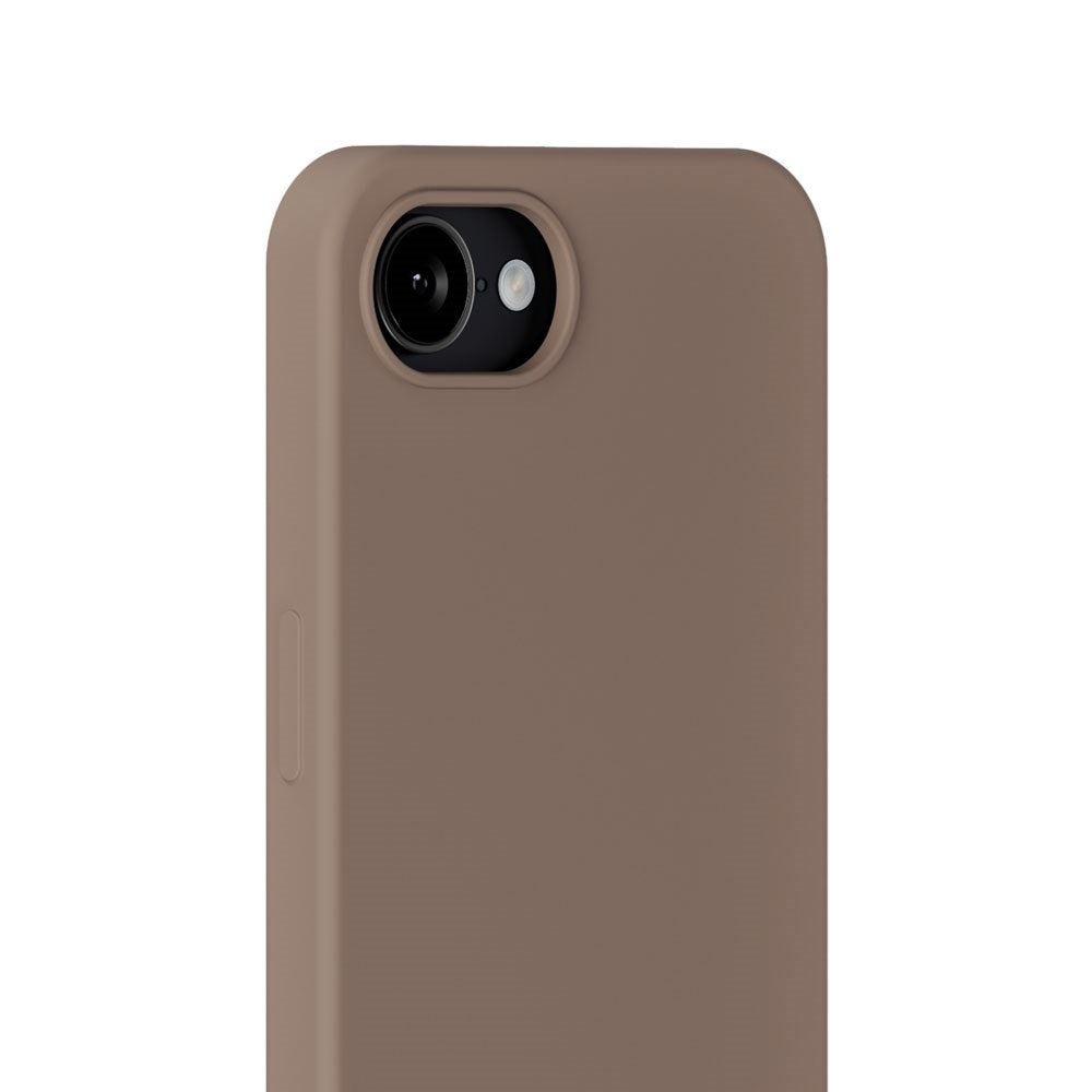 Holdit iPhone 16e Soft Touch Silikone Cover - Mocha Brown