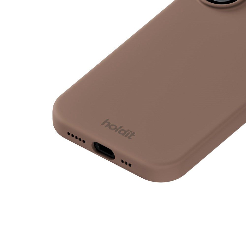 Holdit iPhone 17 Soft Touch Silikone Mobil Cover - Mocha Brown