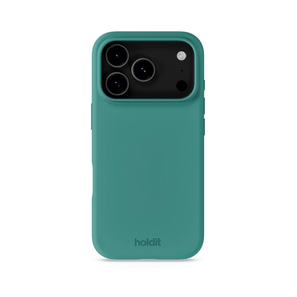 Holdit iPhone 17 Pro Max Soft Touch Silikone Mobil Cover - Moss Green