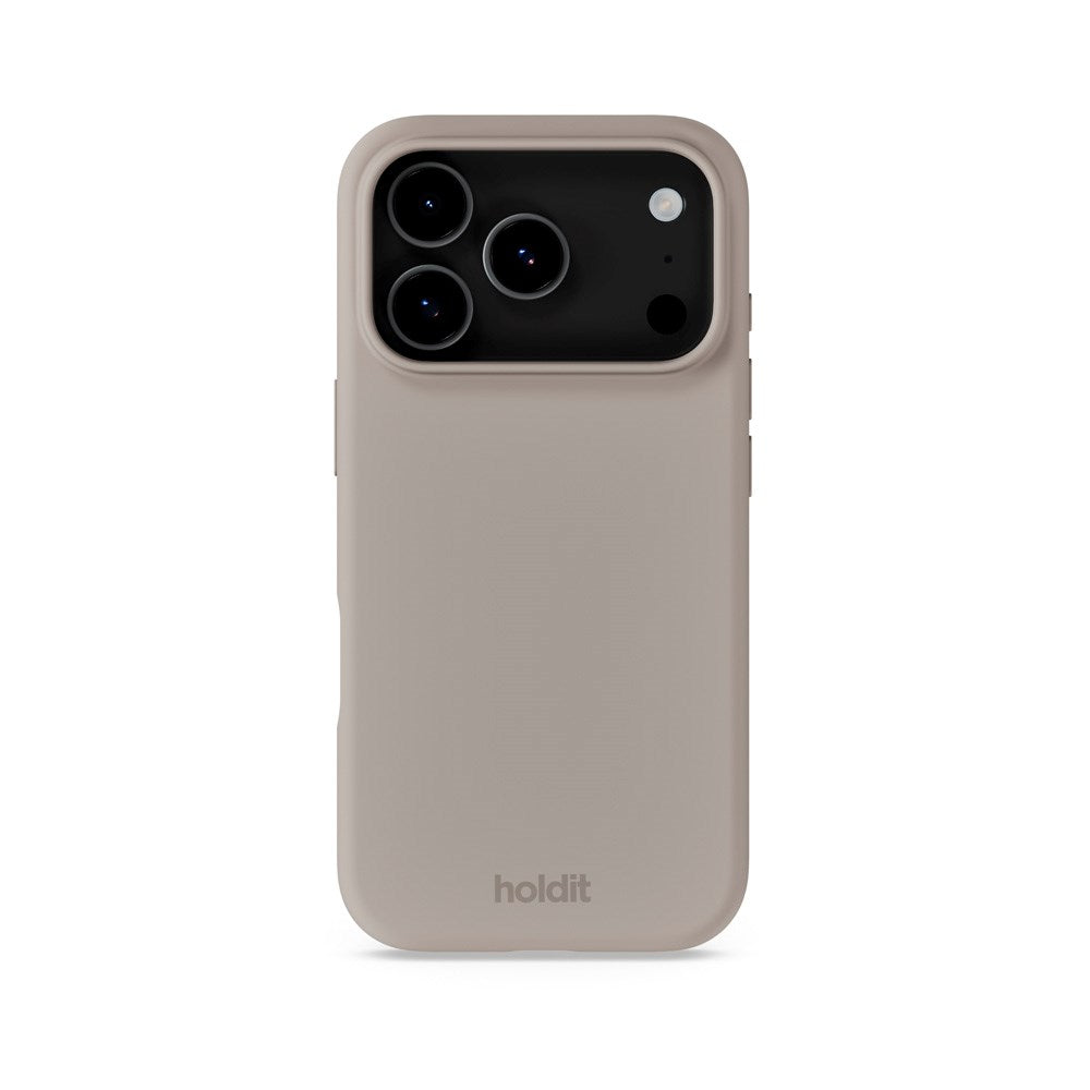 Holdit iPhone 17 Pro Max Soft Touch Silikone Mobil Cover - Taupe