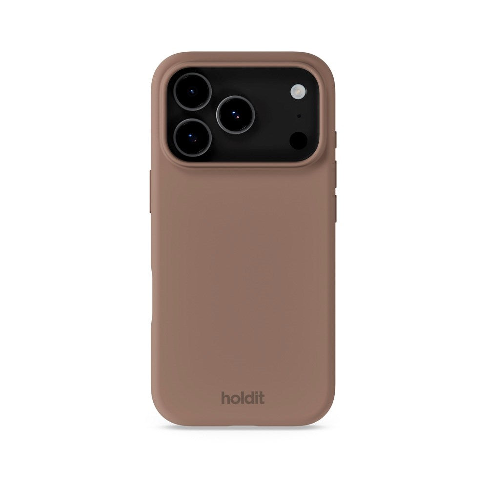 Holdit iPhone 17 Pro Max Soft Touch Silikone Mobil Cover - Mocha Brown