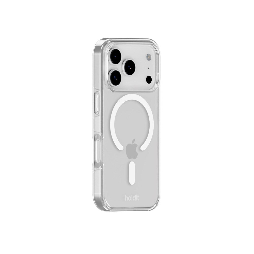 iPhone 17 Pro Max Holdit MagSafe Cover - Transparent / White