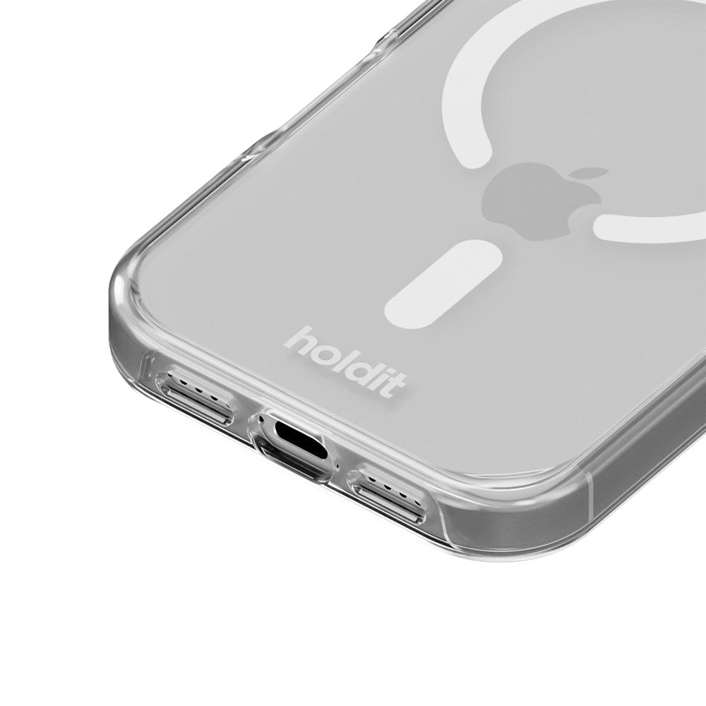 iPhone 17 Pro Max Holdit MagSafe Cover - Transparent / White