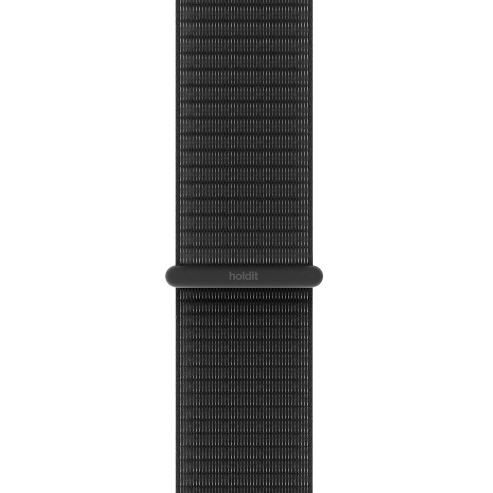 Apple Watch (38/40/SE/41/42mm) Holdit Nylon Rem - Sort